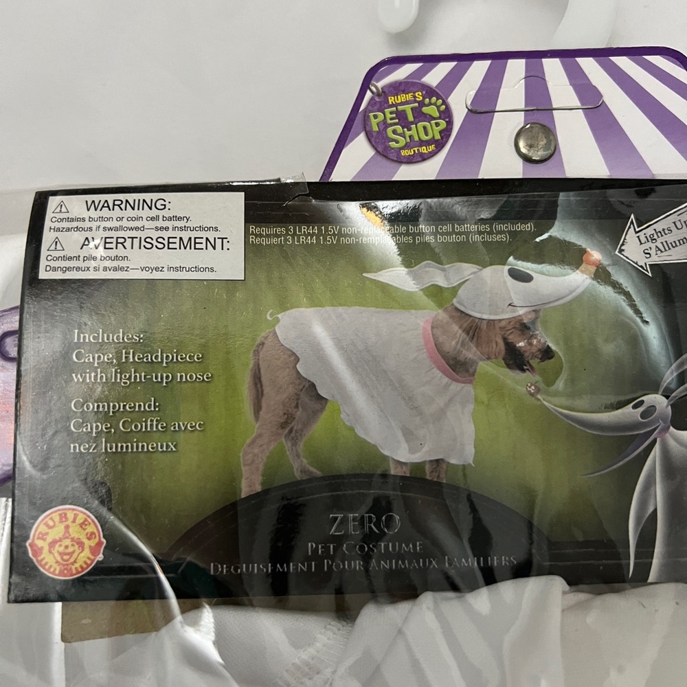 Zero Pet Costume with Light-Up Nose
